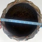  3 nesting Round Japanese Bamboo Ikebana Flower Baskets 7     9     12    Wave Pattern