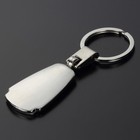 Chrome Metal Tear Drop Keychain Laser Engraved Key Chain Key Ring For Mercedes