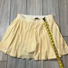 Athleta Kids Yellow Elastic Waist Pleated Tennis Skort Size Xxl 16