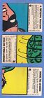 Batman 1966 Topps Blue Bat Vintage 3 Cards  36-38-42
