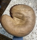Vintage Leather 1920   s Harry Mccurdy Baseball Catchers Mitt Glove Buckle Antique