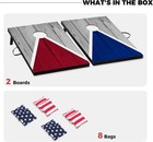 New Cornhole Board Set Portable Cornhole Games Choose Regulation Tailgate