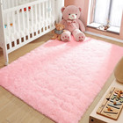Soft Fluffy Area Rug Modern Shaggy Bedroom Rugs For Kids Room Nursery Rug Floor