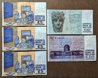 Ireland - Set Of 5 Banknotes  5 10 20 Pounds Punt 1994-1999 P 75 76 77  vf-au 