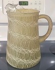 Mcm 9  Spaghetti Ice Lip Green Pitcher Vintage  Cheap Shipping Excellent Conditi