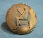 Craftsmanship Integrity Deco Medallic Art Co  60th Ann  1960 Bronze Medal Estate