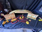 1950s Louis Marx Super Circus Lot - Character Figures  Tin Tent    Rare Vhtf