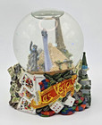 Las Vegas Snow Globe Casino Cards Strip Poker Glitter Gambling 3 5    Free Ship