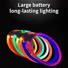 Usb Rechargeable Led Dog Collar Light Up Adjustable Glowing Pet Safety Collar