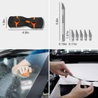 Herramienta Kit Para Polarizar Ventana De Carro Auto 7 Pcs Raspa Las Burbujas 