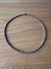Genuine Navajo Pearls Necklace 16    Sterling Silver 925