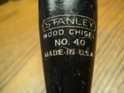 Vintage Stanley 1  Wood Chisel Tool No  40    9  Long  Usa