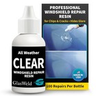 Liquid Auto Windshield Chip Repair Resin - Clear - All Weather