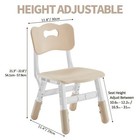 3 Level Height Adjustable Kid Chairs For Kids Indoor Or Outdoor Use For Ages 2-6
