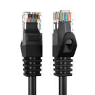 Black Cat6 Ethernet Lan Network Rj45 Patch Cable 25ft-200ft Multipack Lot