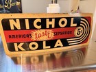 Nichol Kola Soda Advertising Sign  america s Taste Sensation  5  