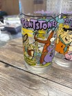 4 Vintage 1991 Hardee   s Flintstones Glasses First 30 Years 1963 1964 Euc
