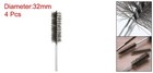 4pcs Pipe Cleaners Brush Set 1 26 Inch Stainless Steel Bristles For Tube Silver