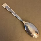 Antique  vintage European  german  800 Silver  Serving Spoon 8 5    Long  81 Grams