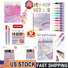 12 Colors Nail Art Pens Set  2026 New Diy Nail Art Markers Drawing Painting Line
