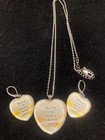 The 23rd Psalm Acrylic Christian Heart Necklace Earrings Religious 17   -19   