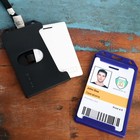 5 Pack - 2-sided Rigid Multi Card Vertical Badge Holder By Specialist Id