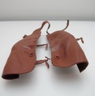 Vintage Marx Johnny   west Brown Cowboy Chaps     Original 1960s Accessory