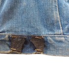 True Vintage Toddler Pleated Denim Donut Buttons Selvedge Chore Jacket  1940s