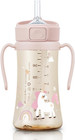 Flip Top Spill Proof Sippy Cup  Ppsu  Bpa Free  10 Oz  Stage 2 Straw For Toddler