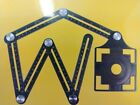  multi-functional Template Tool  Black 6 Sided Angle Measurement Tool 