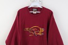 Vintage 90s Y2k Womens Medium Faded Greyhound Adoption Program Dog Sweatshirt