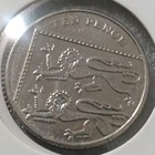 10 Pence 2013 Great Britain Elizabeth Ii Coin With Lions Pictured On Back  Ms  