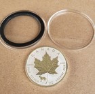 2018   Canada Maple Leaf   1 Oz Silver Dog Privy  9999 Reverse Proof 