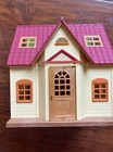 Calico Critters Sylvanian Famliy Red Roof Cozy Cottage Doll House Preowned