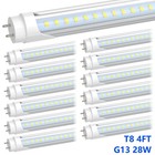 4 Foot Led Tube Light T8 40pack 28w 6000k Replace 4ft Fluorescent Bulb For Shop