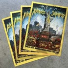      Avenged Sevenfold Moon Lava Foil Poster Msg New York City Nyc 2023 Signed  20