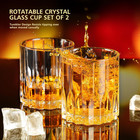 11 Oz Whiskey Glasses Set Of 2  Bourbon Glass  Rocks Glasses   Old Fashioned Gla