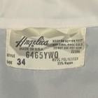 Vintage Womens L   Xl White Lab Coat Button Front Long Sleeve Made In Usa