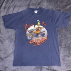 Duckman Live To Ride Xl Super Rare Shirt Vintage Vtg Paramount Parks Cartoon 90s