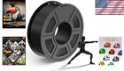 Neatly Wound 1kg Black Pla Filament For 3d Printers - Low Shrinkage   Precision