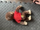 Gund Curious George Plush Monkey In Red Shirt Licensed Kids Toy Vintage Vtg