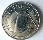 1979 Barbados 25 Cents - Au unc - Collectible Coin - Free Ship - Bin  402
