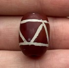 Genuine Ancient Sassanian Rare Etched Carnelian Unique Old Bead