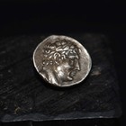 Ancient Greek Silver Tetradrachm Pergamon Philetairos Athena Coin 263 Bc