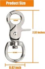 10pcs Trigger Snap Hooks 2 32   X 0 82   Heavy Duty Swivel Snap Hooks Metal C   