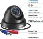 Zosi 2 Pack 1080p Security Dome Camera 80ft Night Vision Ip66 24 7 Recording