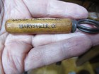 Antique Advertising Corkscrew 1890 s Saloon Louis Linzinmere Marysville Ohio