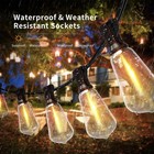 Solar Powered Led String Lights  St38 Outdoor Waterproof For Patio  Yard  Porch