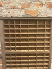 Antique Wooden Printers Drawer Ludlow Hamilton Letterpress Shadow Box Tj7