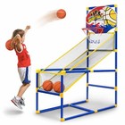 Kids Arcade Basketball Game Set With Automatic Ball Return  Indoor Mini